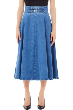 Liu Jo Denim Skirts, female, , Size: M Long Flared Skirt