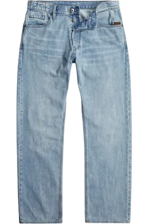 G-Star Straight Jeans, male, , Size: W33 Regular Straight Fit Cotton Jeans