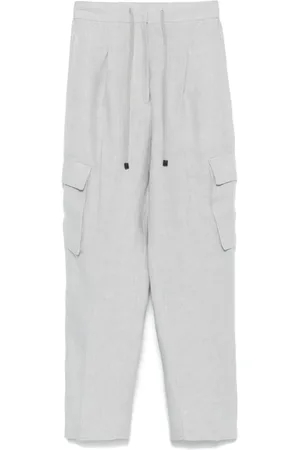 LE TRICOT PERUGIA Straight Trousers, female, , Size: XS Grey Trousers