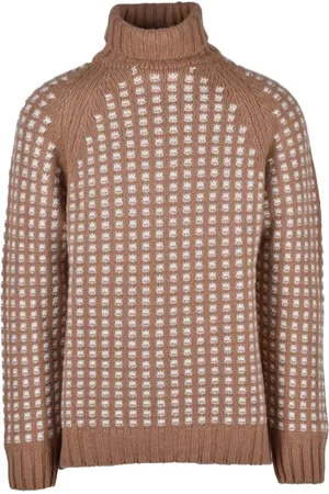 Daniele Fiesoli Turtlenecks, male, , Size: XL Alpaca Merino Blend Knit Sweater