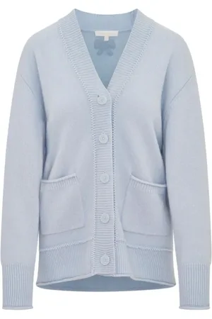 LOVESHACKFANCY Cashmere Knitwear, female, , Size: S Cashmere Cardigan - Seaglass