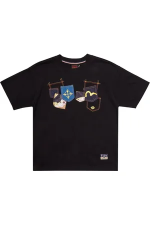 Evisu T-Shirts, male, , Size: L Multi-Pocket Tee