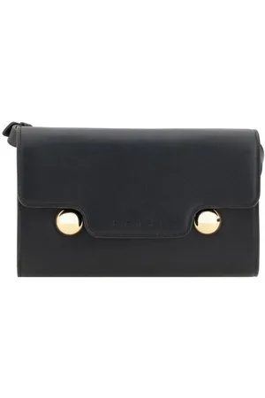 Marni Clutches, female, , Size: ONE SIZE Trunkaroo Shoulder Bag with Golden Details