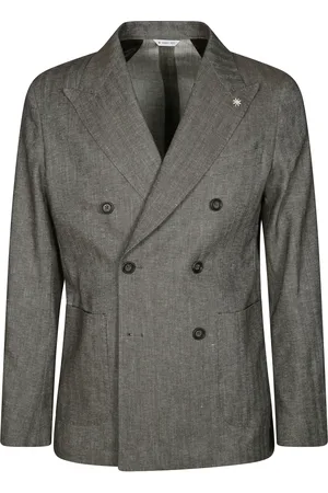 Manuel Ritz Blazers, male, , Size: 2XL Double-Breasted Jacket