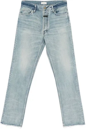 FEAR OF GOD Straight Jeans, male, , Size: W34 Tapered Leg Jeans with Logo