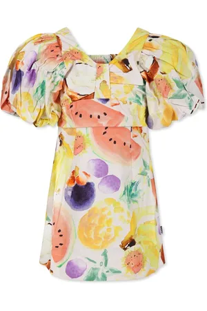 Molo Dresses, female, , Size: 4 Y Fruit Print Short-Sleeved Dress