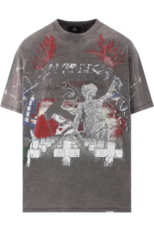 Represent T-Shirts, male, , Size: M Metallica Master Of Puppets Grey Tee