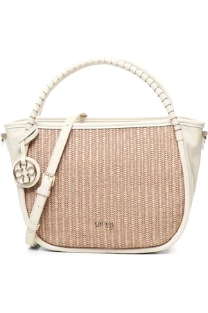 V°73 Handbags, female, , Size: ONE SIZE Flaminia Natural White Shoulder Bag