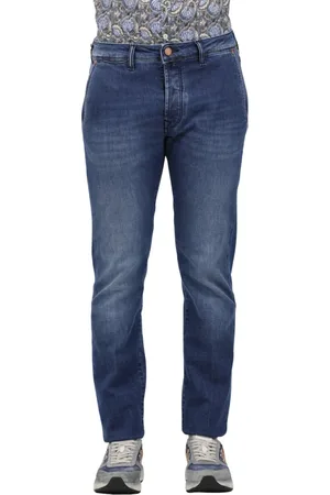 Incotex Slim-fit Jeans, male, , Size: W32 Stretch denim five-pocket jeans