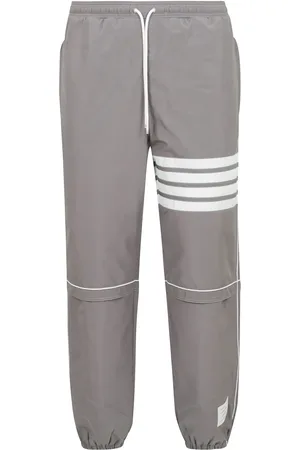 Thom Browne Sweatpants, male, , Size: S Sporty Ripstop Elastic Waist Ankle Pants