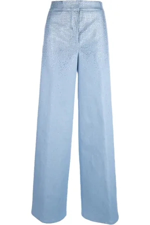 GENNY Wide Trousers, female, , Size: M Stylish Pants for Men and Women