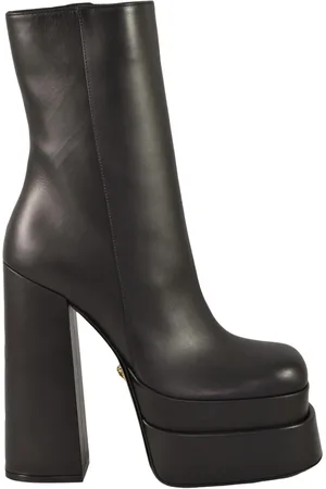VERSACE Heeled Boots, female, , Size: 10 US Shoes