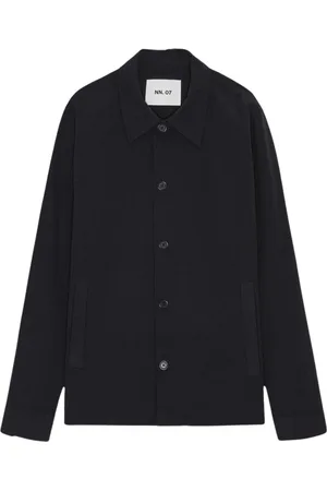 NN.07 Light Jackets, male, , Size: L Seersucker Hybrid Blazer Zander Blue