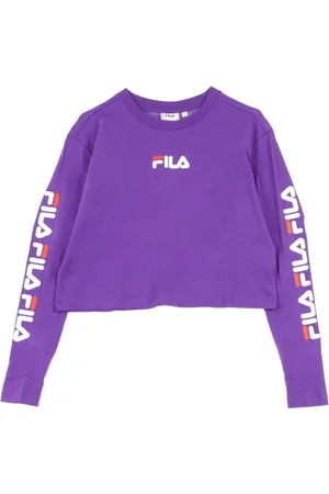 Fila Long Sleeve Tops, female, , Size: L Cropped T-Shirt for Women