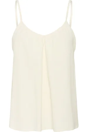 Saint Tropez Sleeveless Tops, female, , Size: S Adjustable Strap Top Blouse Ice