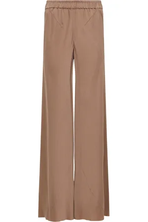 Giorgio Armani Wide Trousers, female, , Size: S Slim Fit Trousers