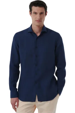 Xacus Casual Shirts, male, , Size: XL Dark Long Sleeve Shirt