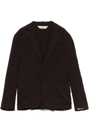 BARENA Blazers, female, , Size: L Herringbone Single-Breasted Jacket