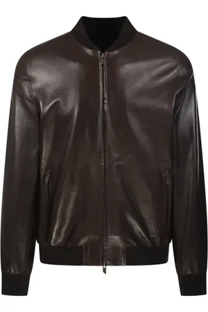 SALVATORE SANTORO Leather Jackets, male, , Size: L T.Moro Bomber Jacket