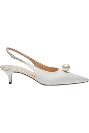 MAGDA BUTRYM Pumps, female, , Size: 8 US Cream Pearl Kitten Heels