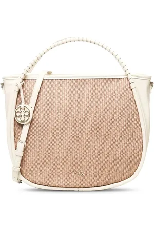V°73 Handbags, female, , Size: ONE SIZE Flaminia Natural White Shoulder Bag