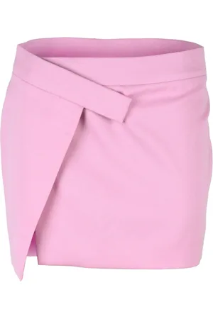 The Attico Short Skirts, female, , Size: XS Mini Wrap Skirt with Clip Closure