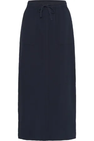 Kaffe Maxi Skirts, female, , Size: 2XL Midnight Marine Skirt with Side Slits