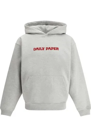 Daily paper Hoodies, male, , Size: S Monogram Hoodie with Kangaroo Pocket