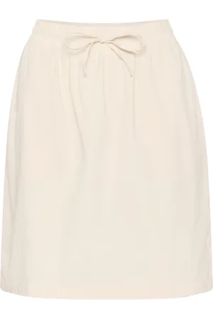 Saint Tropez Short Skirts, female, , Size: M Elastic Waist Skirt Ice Cotton