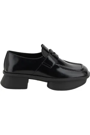Prada Loafers, female, , Size: 10 US Minimalist Leather Loafers