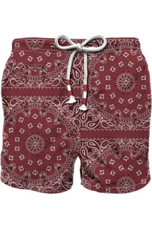 MC2 SAINT BARTH Beachwear, male, , Size: S Bordeaux Sea Clothing Stylish