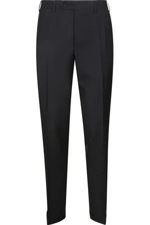 CANALI Suit Trousers, male, , Size: L Pure Wool Regular Fit Trousers