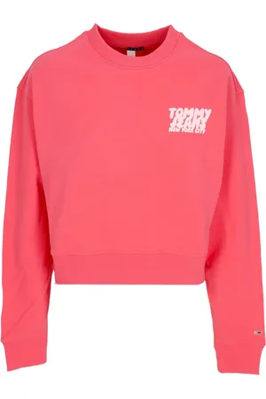 Tommy Hilfiger Sweatshirts, female, , Size: XS Bubble Crop Crewneck Sweatshirt