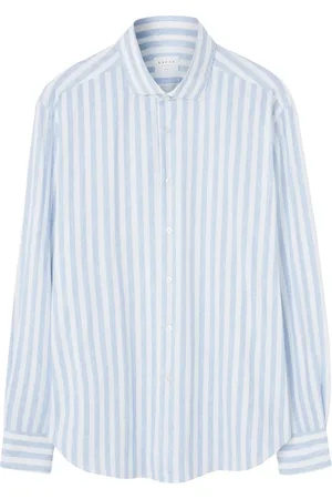 Xacus Casual Shirts, male, , Size: L Striped Technical Shirt