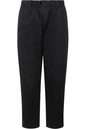 LOW BRAND Slim-fit Trousers, male, , Size: W36 Drawstring Carrot Fit Cotton Trousers