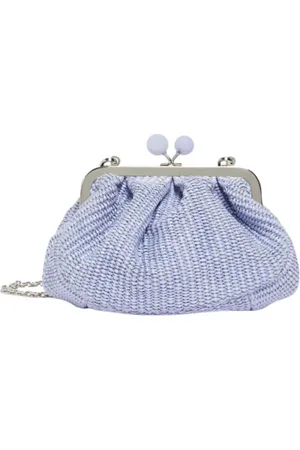 Max Mara Clutches, female, , Size: ONE SIZE Rafia Effect Small Pasticcino Bag