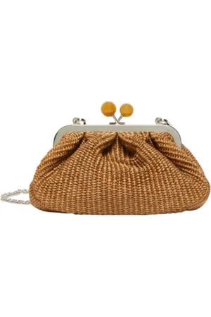 Max Mara Clutches, female, , Size: ONE SIZE Pasticcino Bag small clutch rafia