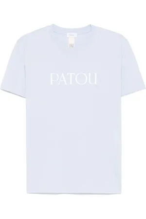 Patou T-Shirts, female, , Size: M Logo Print Crew Neck T-shirt