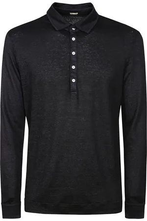 MASSIMO ALBA Polo Shirts, male, , Size: S Dark Polo with Collar
