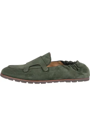 Neil Barrett Loafers, male, , Size: 11 US Suede Double Buckle Loafer Shoes
