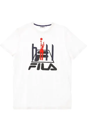 Fila T-Shirts, male, , Size: S Bright Crew Neck T-Shirt