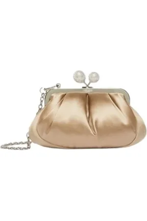 Max Mara Clutches, female, , Size: ONE SIZE Emmy Clutch Bag with Strass