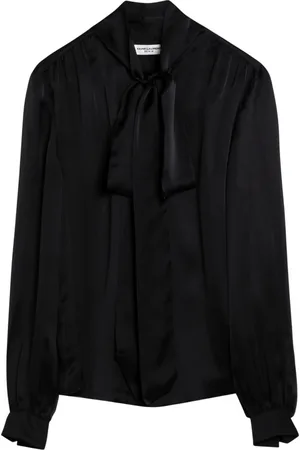 Saint Laurent Shirts, female, , Size: S Stylish Blouse