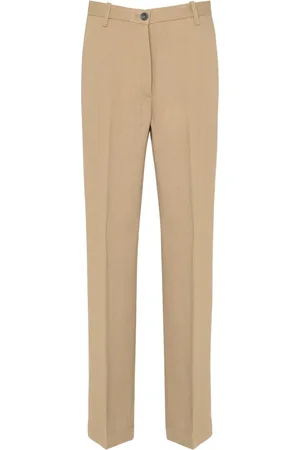 Nine In The Morning Straight Trousers, female, , Size: W26 Palazzo Woman Camel Pants