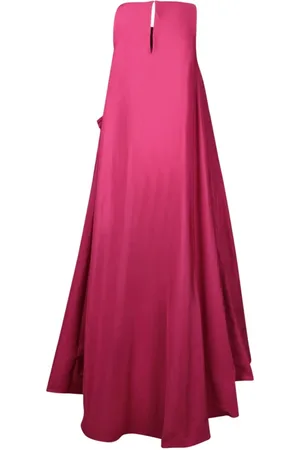 P.A.R.O.S.H. Gowns, female, , Size: S Raspberry Wave Long Dress