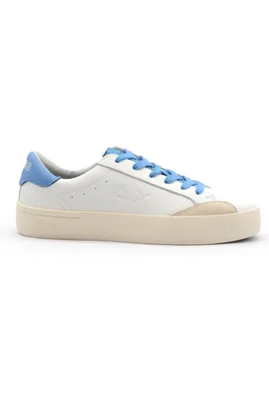 sun68 Sneakers, male, , Size: 7 US Leather Sneakers Logo Detail