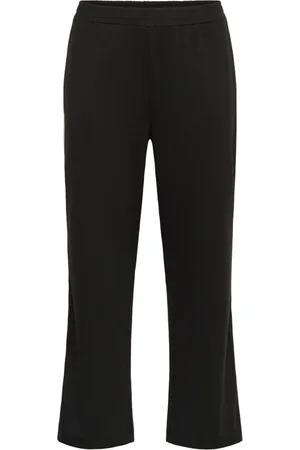 Kaffe Wide Trousers, female, , Size: S Sporty Track Pants with Side Stripes
