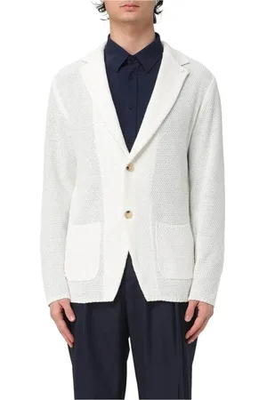 Manuel Ritz Blazers, male, , Size: L Jersey Jacket for Men