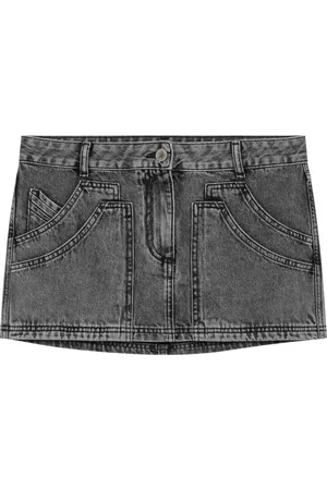The Attico Denim Skirts, female, , Size: XS Mini Drop2 Skirt