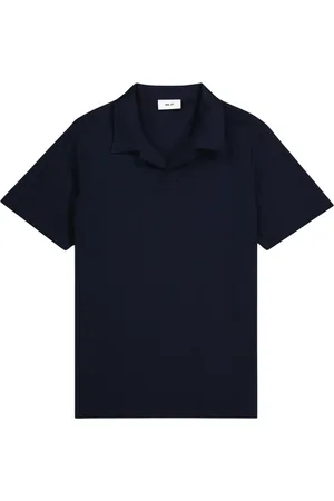 NN.07 Polo Shirts, male, , Size: XL Navy Polo Shirt Cotton Jersey